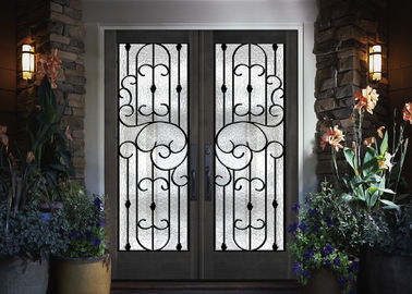 Front Door Level Sound Insulation Inlaid Door Glass For Building Quality Products